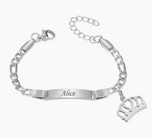 Load image into Gallery viewer, Quality Personalised ID Bracelets - Gold/Rose Gold/Silver - Many Styles
