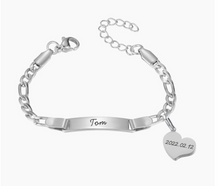 Load image into Gallery viewer, Quality Personalised ID Bracelets - Gold/Rose Gold/Silver - Many Styles

