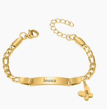Load image into Gallery viewer, Quality Personalised ID Bracelets - Gold/Rose Gold/Silver - Many Styles
