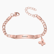 Load image into Gallery viewer, Quality Personalised ID Bracelets - Gold/Rose Gold/Silver - Many Styles
