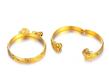 Load image into Gallery viewer, Baby&#39;s Bangle - Gold or Silver
