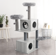 Load image into Gallery viewer, Deluxe Cat Tree - Climbing Frame, Scratch Board Toy
