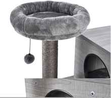Load image into Gallery viewer, Deluxe Cat Tree - Climbing Frame, Scratch Board Toy
