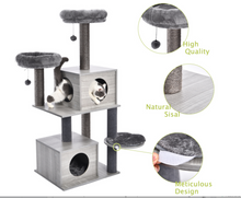 Load image into Gallery viewer, Deluxe Cat Tree - Climbing Frame, Scratch Board Toy
