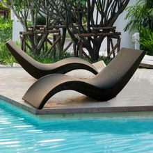Load image into Gallery viewer, Luxury Plus Furniture - Sleek &amp; Stylish Pool Beach Courtyard Sun Lounger
