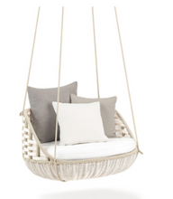 Load image into Gallery viewer, Luxury Outdoor Hanging Basket Bird&#39;s Nest Swing Rattan Hammock
