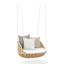 Load image into Gallery viewer, Luxury Outdoor Hanging Basket Bird&#39;s Nest Swing Rattan Hammock
