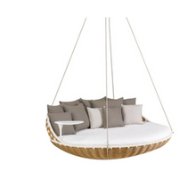Load image into Gallery viewer, Luxury Outdoor Hanging Basket Bird&#39;s Nest Swing Rattan Hammock

