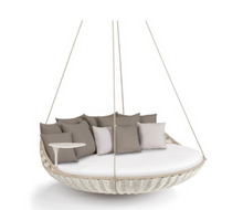 Load image into Gallery viewer, Luxury Outdoor Hanging Basket Bird&#39;s Nest Swing Rattan Hammock
