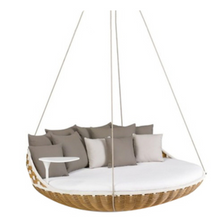 Load image into Gallery viewer, Luxury Outdoor Hanging Basket Bird&#39;s Nest Swing Rattan Hammock
