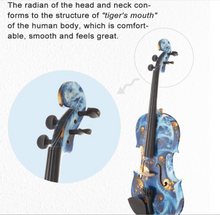 Load image into Gallery viewer, Full Size 4/4 Peccatte Bow Pernumbuco Fine Tuner Professional + Colourful Case - Handmade Violin

