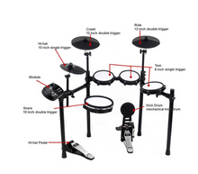 Load image into Gallery viewer, Electric Drum Kit Percussion Acoustic Design Electronic Drum Kit - Adult
