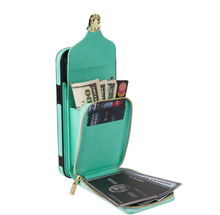 Load image into Gallery viewer, Zipper Purse/Wallet Cards Lanyard Case For iPhone 14 13 12 11 Pro X XS Max XR 8 7 Plus SE 2022 Crossbody
