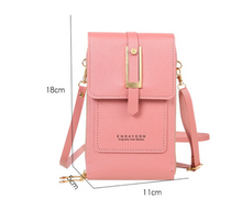 Load image into Gallery viewer, Women&#39;s Crossbody Shoulder Phone Purse with Straps - Touch Screen
