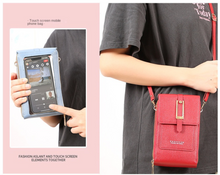 Load image into Gallery viewer, Women&#39;s Crossbody Shoulder Phone Purse with Straps - Touch Screen
