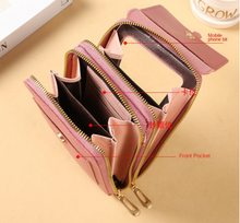 Load image into Gallery viewer, Women&#39;s Crossbody Shoulder Phone Purse with Straps - Touch Screen

