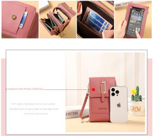 Load image into Gallery viewer, Women&#39;s Crossbody Shoulder Phone Purse with Straps - Touch Screen
