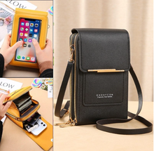 Load image into Gallery viewer, Women&#39;s Crossbody Shoulder Cellphone Purse with Straps - Touch Screen
