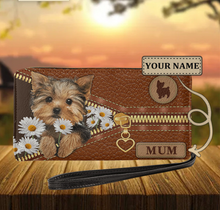 Load image into Gallery viewer, Leather Customised Clutch/Purse
