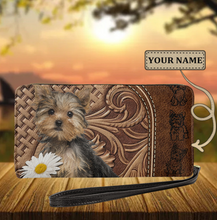 Load image into Gallery viewer, Leather Customised Clutch/Purse
