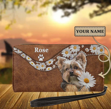 Load image into Gallery viewer, Leather Customised Clutch/Purse
