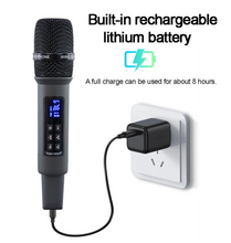 Load image into Gallery viewer, UHF Wireless Handheld Dynamic Karaoke Microphone Bluetooth Receiver Professional
