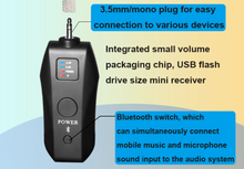 Load image into Gallery viewer, UHF Wireless Handheld Dynamic Karaoke Microphone Bluetooth Receiver Professional
