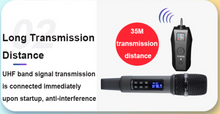 Load image into Gallery viewer, UHF Wireless Handheld Dynamic Karaoke Microphone Bluetooth Receiver Professional
