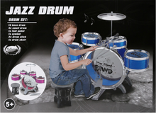 Load image into Gallery viewer, My First Drum Kit - 3+ years, Blue or Red

