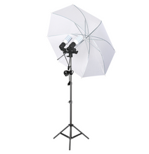 Load image into Gallery viewer, Photography Studio Supplies Set - E27 Light Lamp Holder 1.8M Stand + Umbrella
