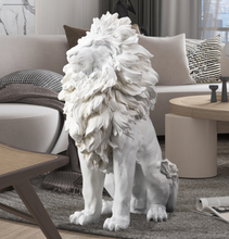 Load image into Gallery viewer, Designer Handmade Resin Lion Statue
