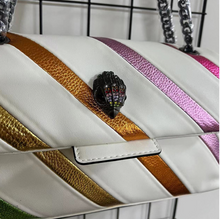 Load image into Gallery viewer, &quot;Arna Lisa&quot; Collection - Kurt G London Multi-Coloured Patchwork Crossbody UK
