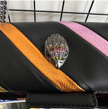 Load image into Gallery viewer, &quot;Arna Lisa&quot; Collection - Kurt G London Multi-Coloured Patchwork Crossbody UK
