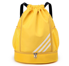 Load image into Gallery viewer, Sports Gym Swimming Backpack Drawstring Bag Beach - Waterproof.
