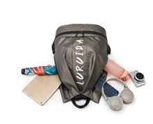 Load image into Gallery viewer, Sports Gym Swimming Backpack Drawstring Bag - Metallic Range
