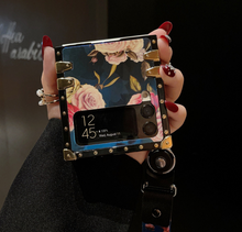 Load image into Gallery viewer, Designer Samsung Case + Ring Stand - Galaxy Zip Flip 3 - Galaxy Zip Flip 4 (Many Styles)

