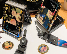 Load image into Gallery viewer, Designer Samsung Case + Ring Stand - Galaxy Zip Flip 3 - Galaxy Zip Flip 4 (Many Styles)

