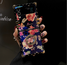 Load image into Gallery viewer, Designer Samsung Case + Ring Stand - Galaxy Zip Flip 3 - Galaxy Zip Flip 4 (Many Styles)
