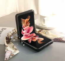 Load image into Gallery viewer, Designer Teddy Bear Samsung Case + Ring Stand - Galaxy Zip Flip 3 - Galaxy Zip Flip 4 (Many Styles)
