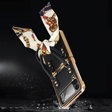 Load image into Gallery viewer, Designer Samsung Case + Ring Stand - Galaxy Zip Flip 3 - Galaxy Zip Flip 4 (Many Styles)
