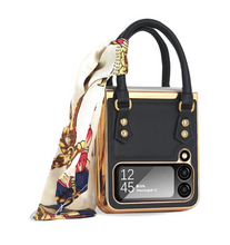 Load image into Gallery viewer, Designer Samsung Case + Ring Stand - Galaxy Zip Flip 3 - Galaxy Zip Flip 4 (Many Styles)
