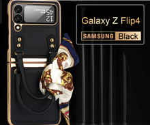 Load image into Gallery viewer, Designer Samsung Case + Ring Stand - Galaxy Zip Flip 3 - Galaxy Zip Flip 4 (Many Styles)
