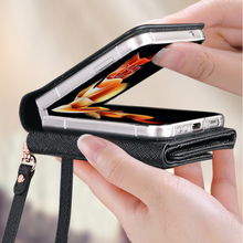 Load image into Gallery viewer, Designer Samsung Case Wallet + Ring Stand - Galaxy Zip Flip 3 - Galaxy Zip Flip 4 (Many Styles)

