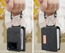 Load image into Gallery viewer, Designer Samsung Case Wallet + Ring Stand - Galaxy Zip Flip 3 - Galaxy Zip Flip 4 (Many Styles)
