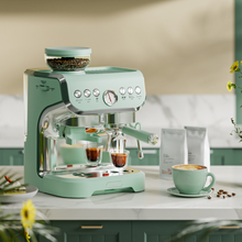 Load image into Gallery viewer, AC-517ED Coffee Machine Italian Household Instant Grinder Small Full Semi-automatic
