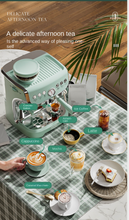 Load image into Gallery viewer, AC-517ED Coffee Machine Italian Household Instant Grinder Small Full Semi-automatic
