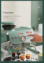 Load image into Gallery viewer, AC-517ED Coffee Machine Italian Household Instant Grinder Small Full Semi-automatic
