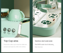 Load image into Gallery viewer, AC-517ED Coffee Machine Italian Household Instant Grinder Small Full Semi-automatic
