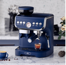 Load image into Gallery viewer, AC-517ED Coffee Machine Italian Household Instant Grinder Small Full Semi-automatic
