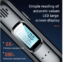 Load image into Gallery viewer, New Portable Non-contact Alcohol Tester Breathalyzer Rechargeable With LED
